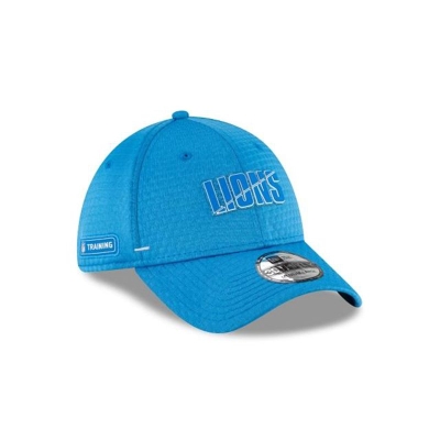 Detroit Lions Gorra | New Era NFL Official Summer Sideline 39thirty Stretch Fit Cap Mexico - Azules